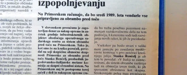 Italija in Jugoslavija sta načrtovali skupni obrambni sistem pred 
točo. 