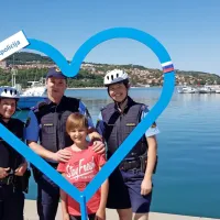 Modro srce v zahvalo