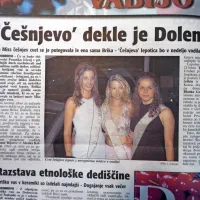 Na Prazniku češenj v Brdih je Miss češnjev cvet postala Dolenjka 
Tanja Adamič. 