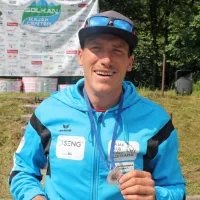 Posoški kanuist Luka Božič je 
tokrat zaostal le za odličnim  
Benjaminom Savškom. 