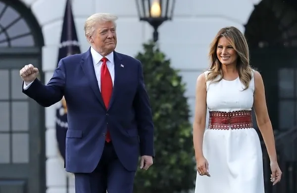 Melania Trump je dobrodelna, Donald Trump pa zavrača očitke iz 
knjige svoje nečakinje.