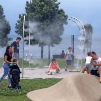 Živahen utrip je prekinila nevihta