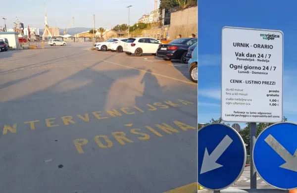 V naglici je iz površine zbežala črka v, kar se resda ne zgodi vak 
dan, pradon, vsak dan.