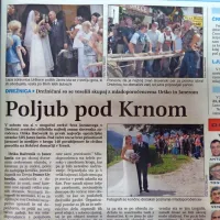 V začetku julija leta 2009 sta si v Drežnici zvestobo obljubila najbolj 
znana slovenska zaročenca  Urška Bačovnik in Janez Janša, prvak 
SDS.