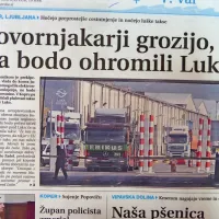 









Avtoprevozniki so zahtevali preprostejše cestninjenje, dovolj jim 
je bilo tudi plačevanja takse za vstop v Luko Koper.