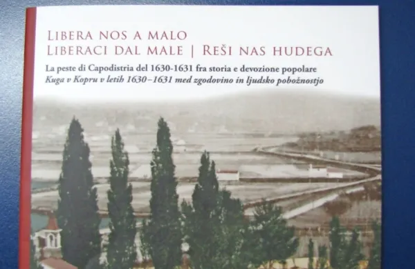 Naslovnica knjige o kugi v Kopru
