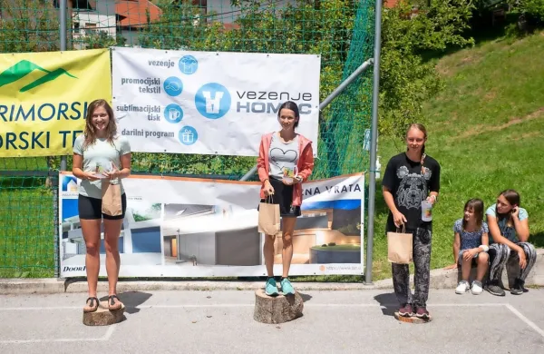 Pri ženskah  je  bila na  progi, ki je udeležence popeljala po gozdnih 
poteh in travnikih,  najboljša Varineja Drašler pred Dominiko 
Ahačič in Rebeko Petrovčič. 