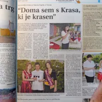 Nova kraljica terana je na 41. prazniku terana in pršuta postala 
Maruša Rogelja iz Tomaja. 