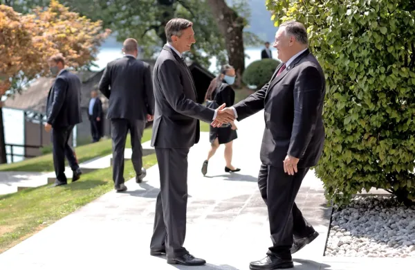 Borut Pahor in Mike Pompeo