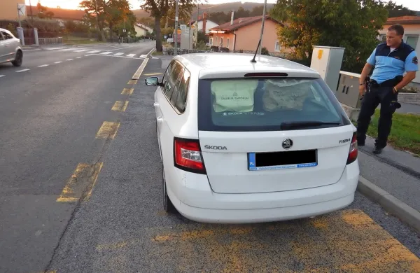 Gruzijski voznik je v škodi peljal pet ilegalnih prebežnikov.  
