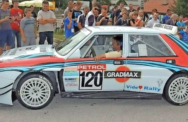 Primorski adut je lanski državni prvak, Pivčan Milan Bubnič, z 
lancio HF integrale. 