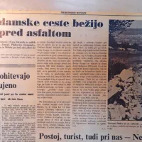 Na Sežanskem so se poslavljali od makadamskih cest ...