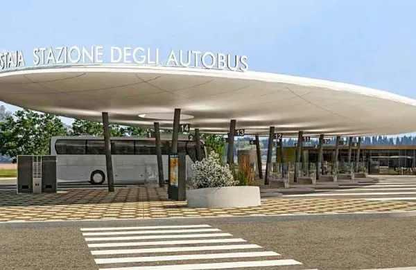 Približno takšna bo bodoča podoba nove avtobusne postaje v 
Kopru.