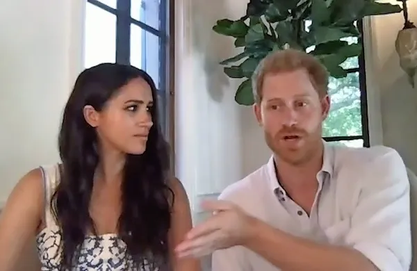 Harry in Meghan