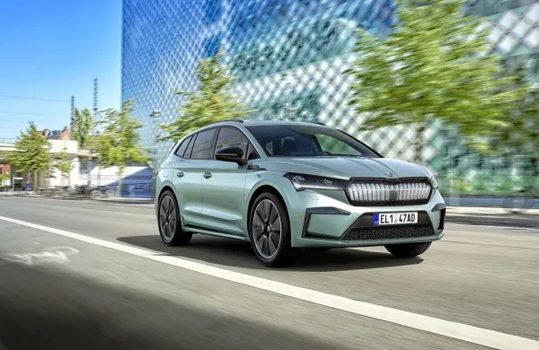 Sestrski model prihajajočega Volkswagnovega ID.4 je Škodin prvi 
model na platformi MEB in njihov drugi električni avto po modelu 
citigo iV.