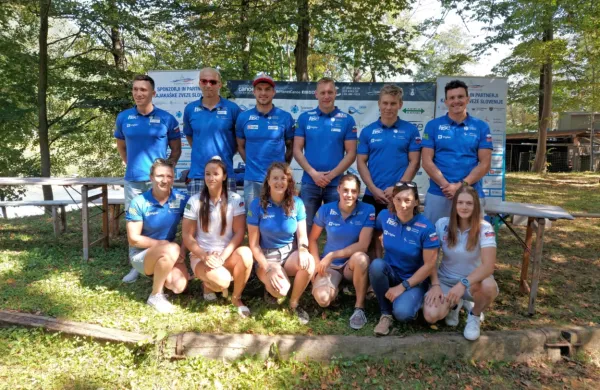 Slovenska kajakaška reprezentanca v Tacnu