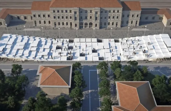 Zmagovalna rešitev arhitekturnega studia Baglivo Negrini iz 
Italije