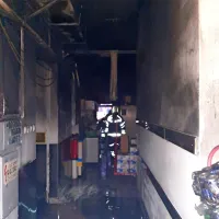 Ponoči je gorelo v Mercatorjevi trgovini v Mirnu