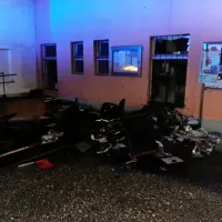 Ponoči je gorelo v Mercatorjevi trgovini v Mirnu