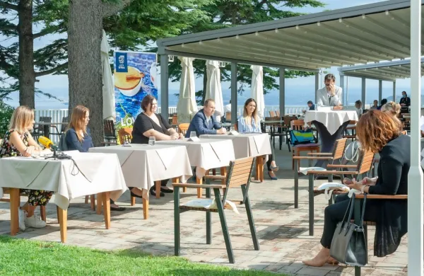 Z današnje predstavitve nove vizualne podobe blagovne znamke 
Love Istria