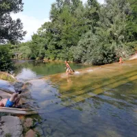 Koprčani so veliko glasov namenili tudi ureditvi dostopa do 
kopališča Oblakovec ob reki Rižani.