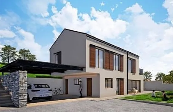 Gradbena dovoljenja so izdana za  tri tipe hiš z do 130 kvadratnimi 
metri uporabne površine v pritličju in nadstropju, s teraso in 
nadstreškom. Dovoljen je montažni ali klasični način gradnje.