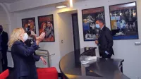 Borut Pahor obiskal koprsko stolnico in gledali&scaron;če