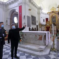Borut Pahor obiskal koprsko stolnico in gledali&scaron;če