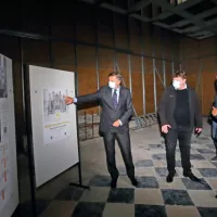 Borut Pahor obiskal koprsko stolnico in gledali&scaron;če