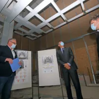 Borut Pahor obiskal koprsko stolnico in gledali&scaron;če