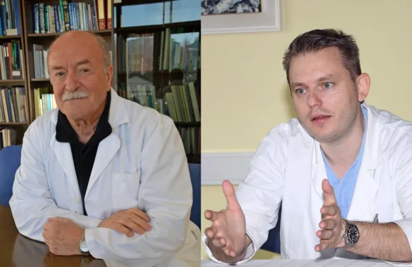 Z leve: Marko Vudrag in Tomaž Jakomin