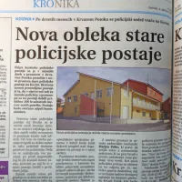  



Kozinski policisti so se po devetih mesecih gostovanja na Krvavem 
Potoku vrnili v prenovljeno stavbo na Kozini.