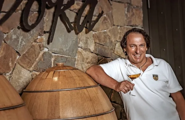 Vinarja Marjan Simčič (na fotografiji) in Leonardo Simčič sta 
prejela priznanji za kakovost na področju vinarstva.