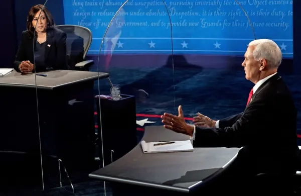 Kamala Harris in Mike Pence