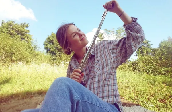 Alja Boštjančič ljubezni do glasbe ne more skriti.  