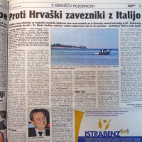 Hrvaška je  z odločitvijo za razglasitev ekološke ribolovne cone 
razburila Slovenijo, Italijo in EU.