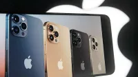 Iphone 12 pro v grafitni, srebrni, zlati in kovinsko modri barvni 
različici.