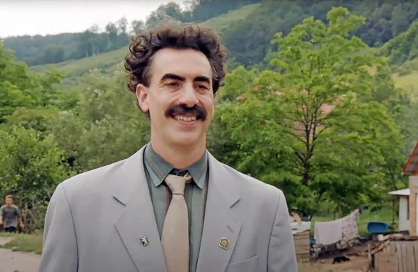 Borat Sagdijev se je po 14 letih iz rodnega Kazahstana ponovno 
odpravil v ZDA.