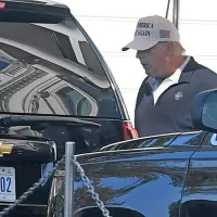 Trump je soboto, ki mu je prinesla poraz, preživel na igrišču za golf.