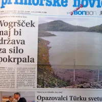 Država je napovedala, da bo sanirala pregrado zadrževalnika 
Vogršček. 

