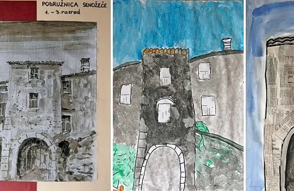 Več stoletij stara mitnica je najvrednejša stavba v Senožečah, menijo senožeški šolarji.