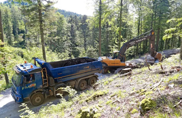 Gozdno cesto med Predmejo in  Lokvami širijo, zaradi česar čez dan uvajajo popolne zapore 
prometa. 

