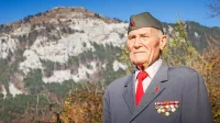 Izidor Čebron, eden še zadnjih borcev 1. prekomorske brigade, je 
praznoval 95. rojstni dan. 