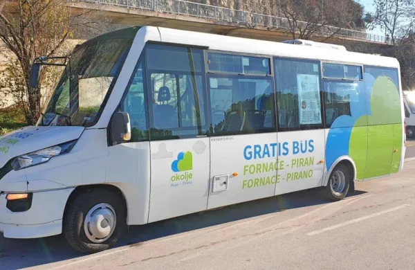 Jutri bodo začeli ponovno voziti brezplačni avtobusi na relacijah 
Fornače-Tartinijev trg-Fornače in do pokopališča Piran. (Foto: 
Okolje Piran)