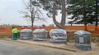  Kar 70 odstotkov prostornine novih zabojnikov je pod zemljo.