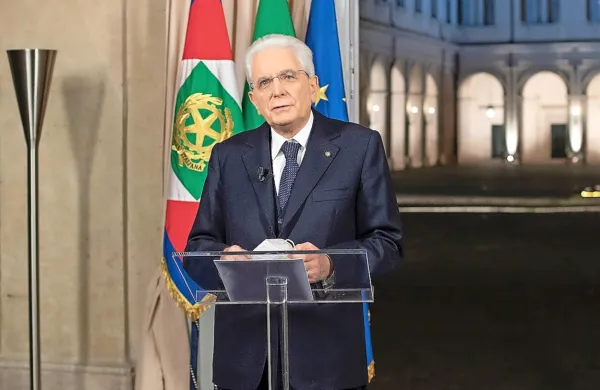 Italijanski predsednik Sergio Mattarella