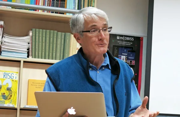 Michael Biggins je večkrat predaval tudi na Primorskem.