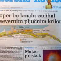 V Kopru so pričeli z gradnjo severne obvoznice, ki je mesto odprla 
proti morju.