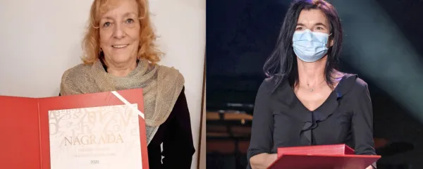 Prof. dr. Jurka Lepičnik Vodopivec in prof. dr. Mojca Juriševič, 
prejemnici najvišjih državnih  nagrad na področju šolstva

