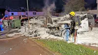V prvem septembrskem požaru  so goreli zabojniki za smeti in avtomobili. 